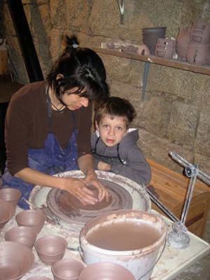 Tournage des poteries