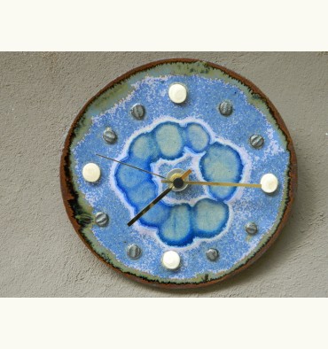 Horloge bleue